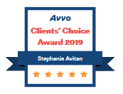 Stephanie Avitan Avvo Badge