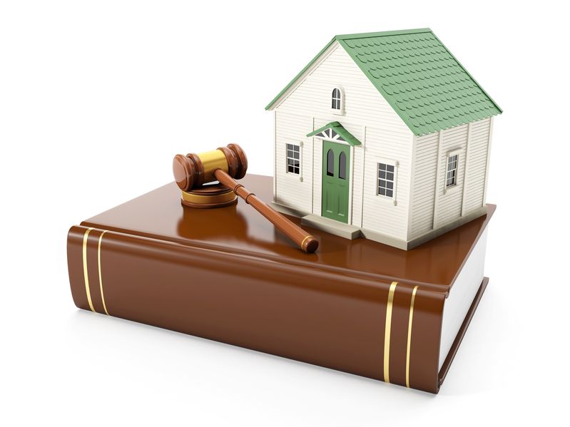 Protection of the rights of a private property. the house costs on books in reference to property law