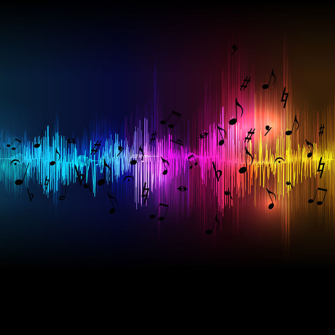 Vector music equalizer waves background, spectrum abstract in reference to Entertainment Law