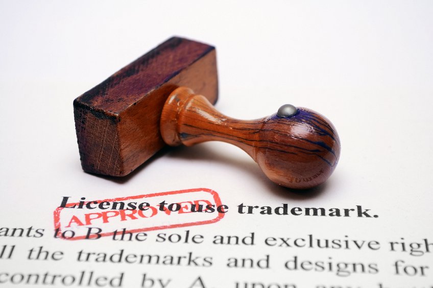 Picture of a trademark license