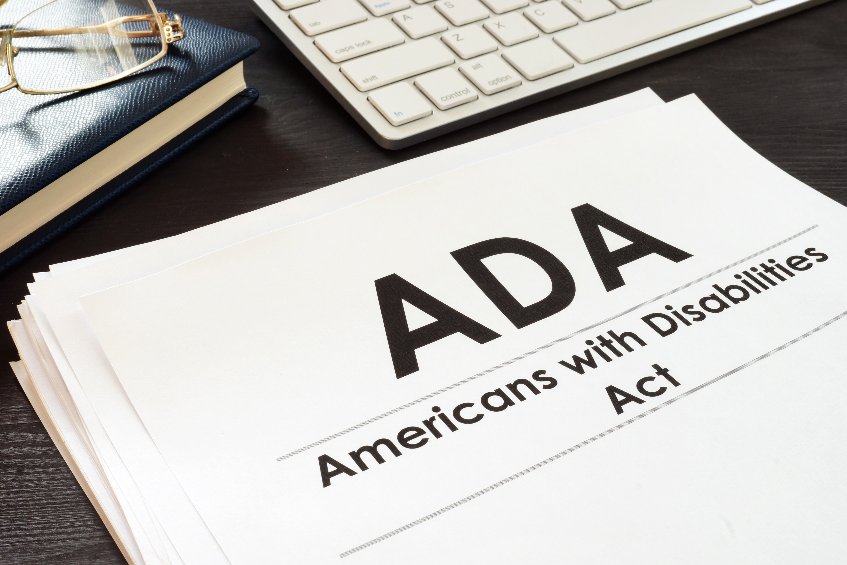 Americans with disabilities act ada and glasses.