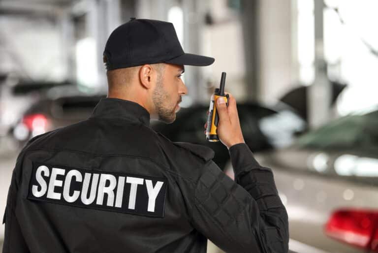 Male security guard