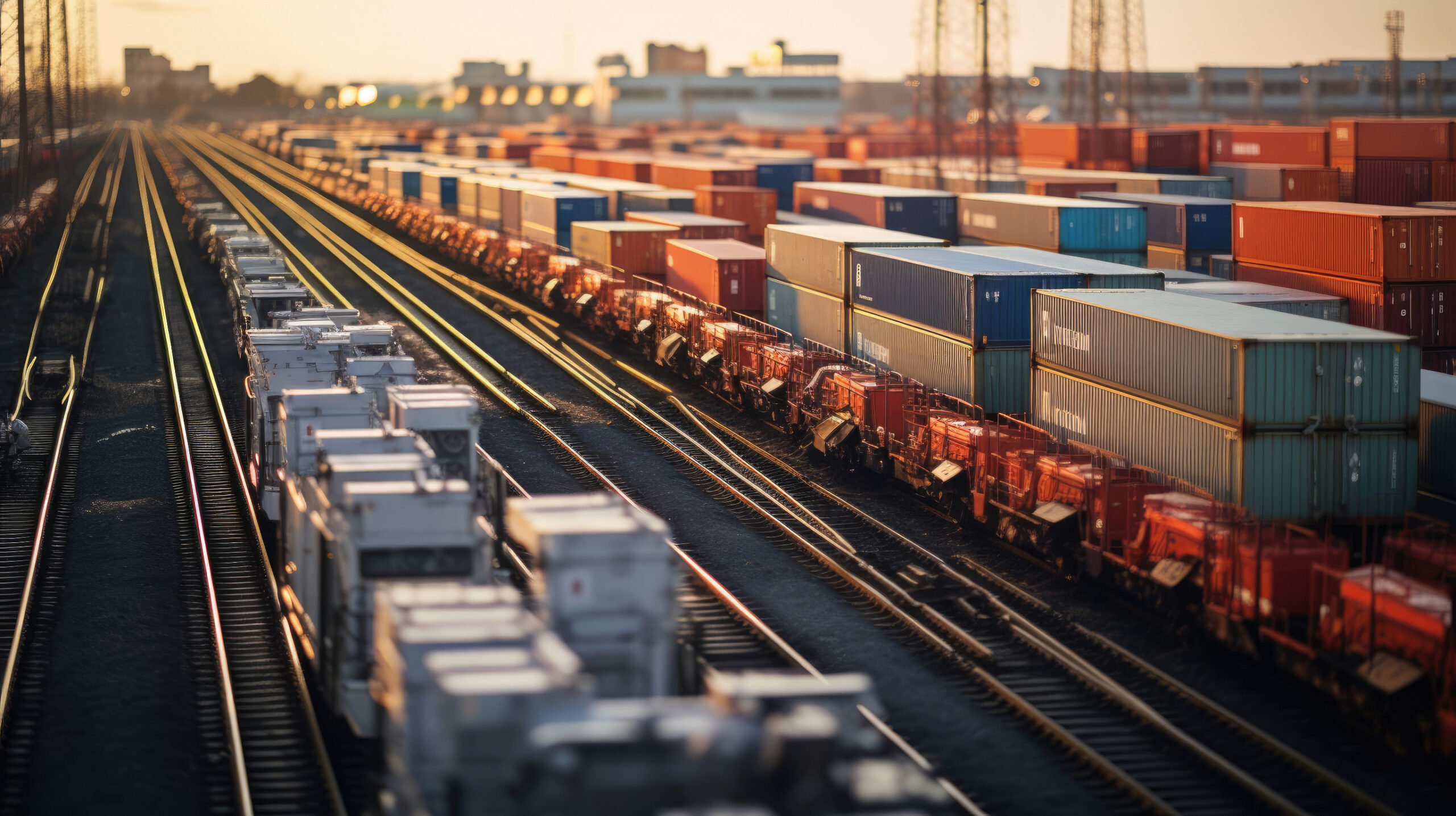 Freight Rail yard in Florida with taxes due.