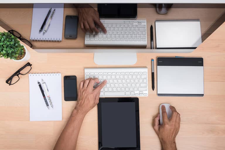 an organized desk for progressive discipline