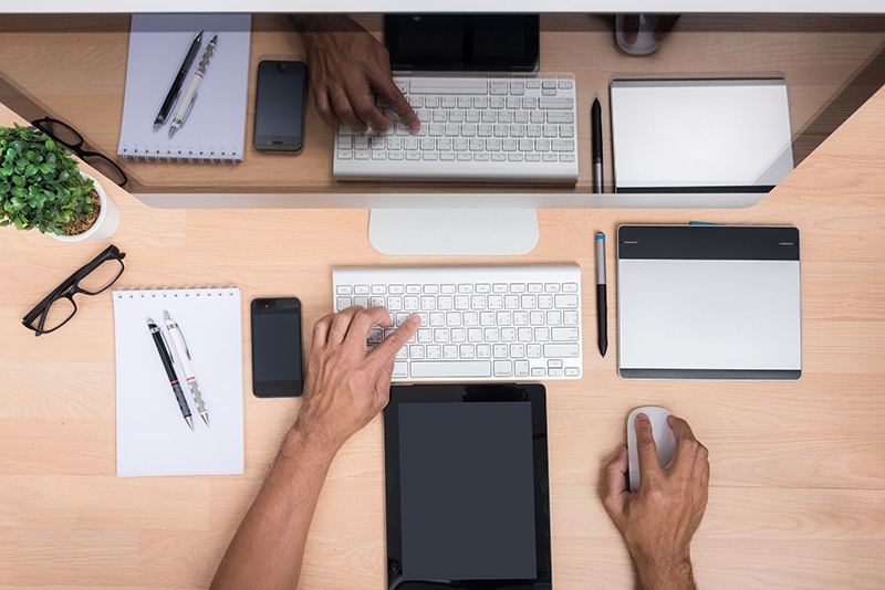 an organized desk for progressive discipline