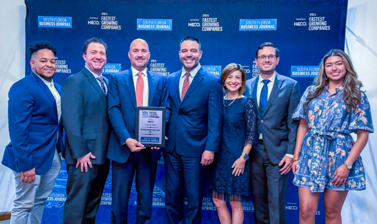 A equipe de Direito Empresarial da EPGD recebeu o reconhecimento de uma das empresas de crescimento mais rápido de 2026 pelo South Florida Business Journal.